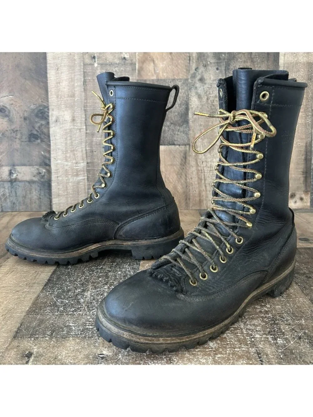 Drews Soft Toe Logger Linesman Work Boots Mens 9 E